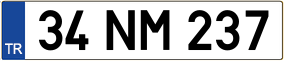 Truck License Plate